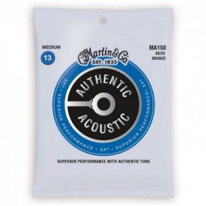 Martin MA150 Authentic Acoustic SP Strings, 80/20 Bronze Medium (.013-.056)